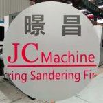 JC-DEBURR metal deburring deslagging machines for workpiece after laser cut or plasma cutting