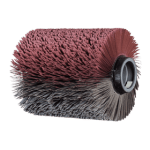 abrasive flap polishing roller for deburring and edge rounding