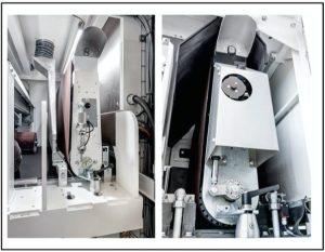 metal deburring machine sand belt grinding station